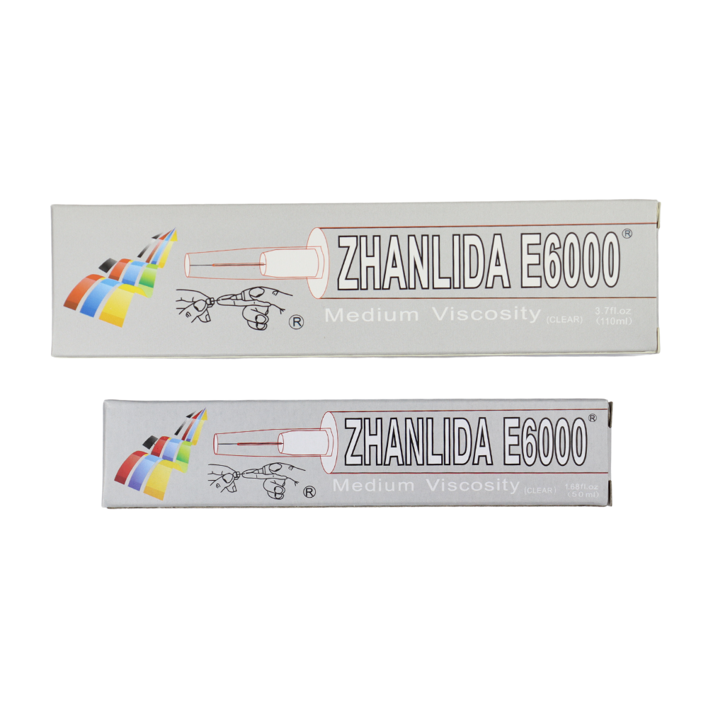 Zhanlida E6000 15/50/110ML Clear Adhesives Fabric DIY Diamond Jewelry Multi-Purpose Glue for Shoes With Precision Applicator Tip. 