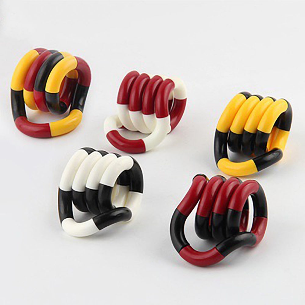 【Yurui】New Tangle fidget toy Variety of twited rope Twiting ring toy muic decompreion toy decompreion vent. 