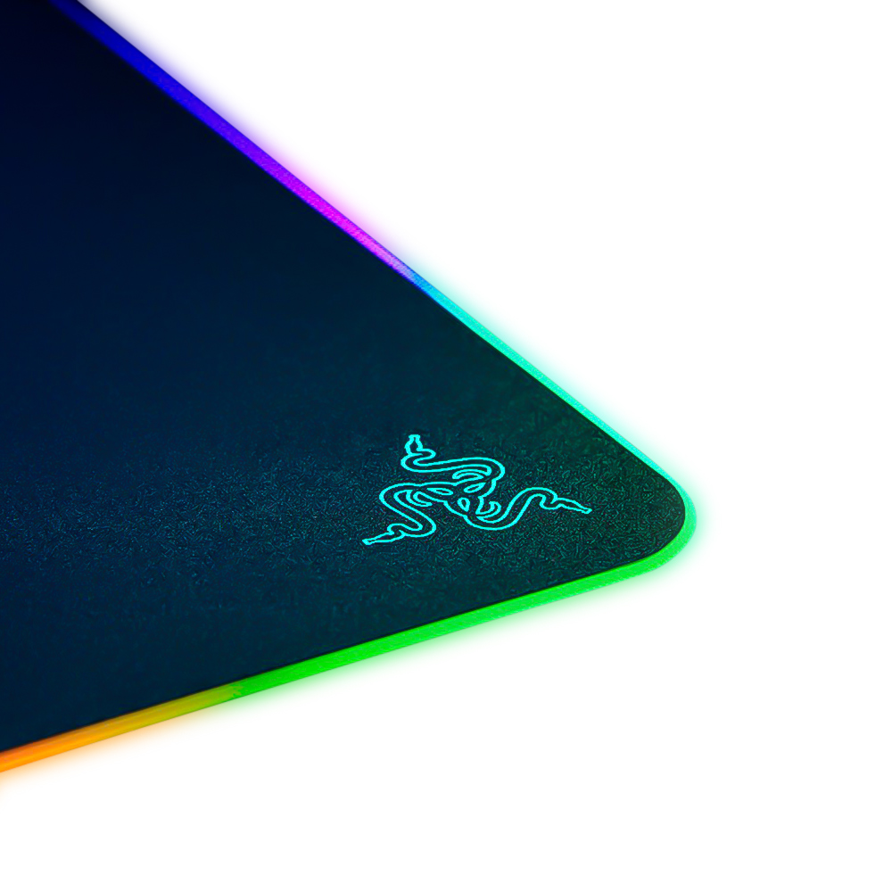 Razer Firefly V2 - RGB Gaming Mouse Pad - Customizable Chroma Lighting - Built-in Cable Management - Balanced Control & Speed - Non-Slip Rubber Base. 