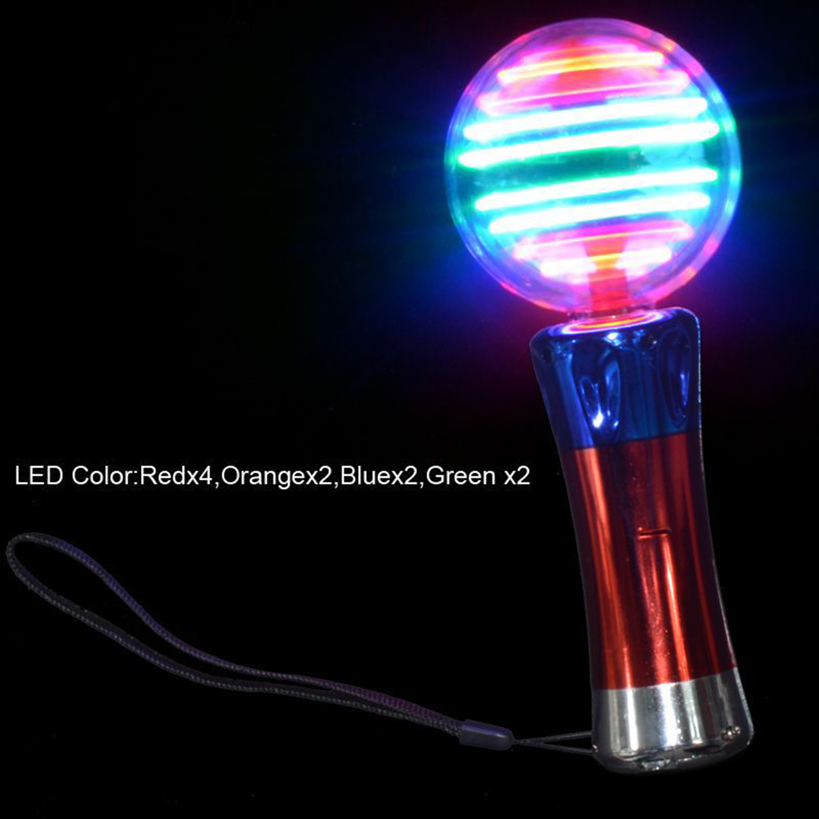 GC Multicolor Lightstick Concert Glow Sticks Reusable Flashing Light Stick For Festivals Birthdays Party Concert Supplies. 