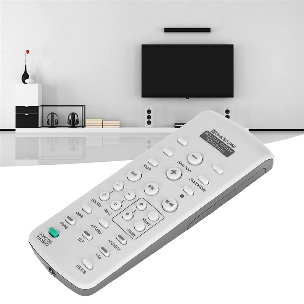 Replacement Remote Control for Sony RMT-CS2IPA ZS-S2IP ZS-S4IP Audio System Speaker Remote Controller