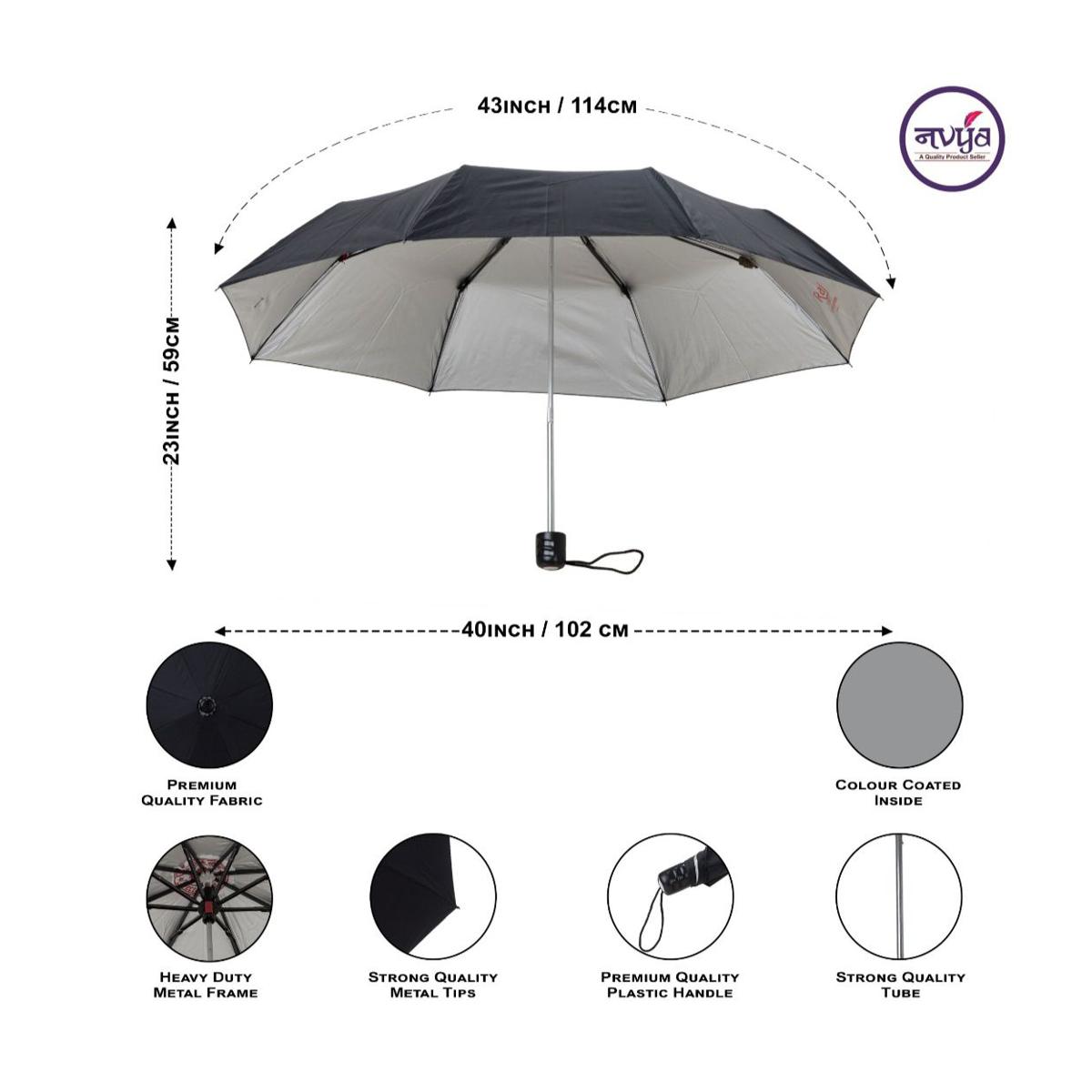 K.C. Paul & Sons 3 Fold Umbrella -Umbrella