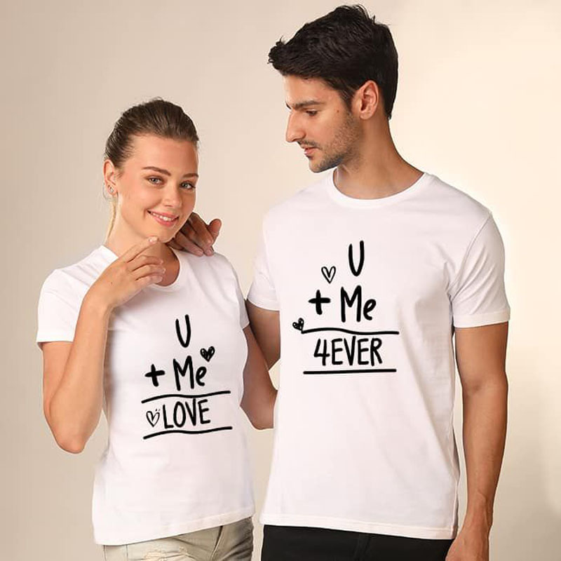 You And Me Couple T-shirt: Buy Online 