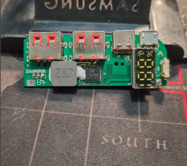 PD 22.5W ip5356 Fast Charging Power Bank Circuit With Display. 