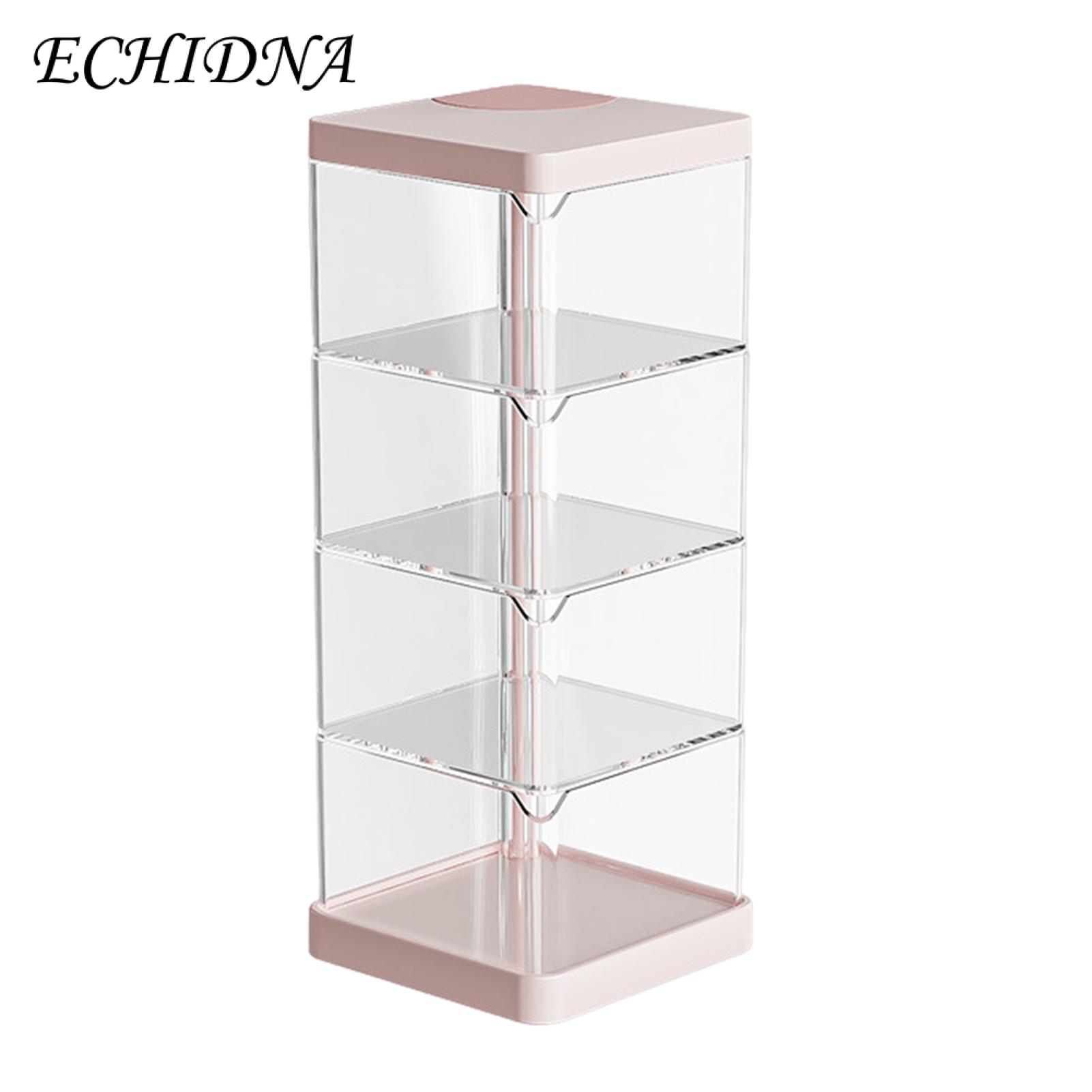 Transparent Stackable Storage Bin U-shaped Rotatable Cosmetic Storage Box Multi-layer Organizer for Beauty Products Breathable Moisture-proof Buyers' Choice Transparent Storage Box. 
