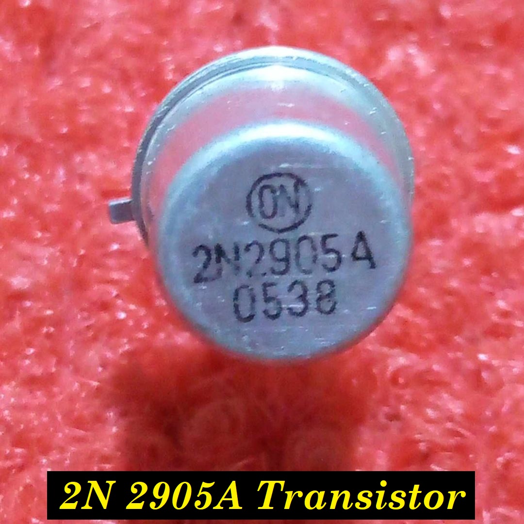 A Class 2N2905 2N-2905 2905 PNP Transistor 40V 800mA 800mW Bipolar Transistor TO-39 Metal Case 3 Pin Leads