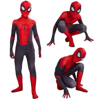 Adult Kids Spider-Man Far From Home Peter Parker Zentai Cosplay Costume Suits