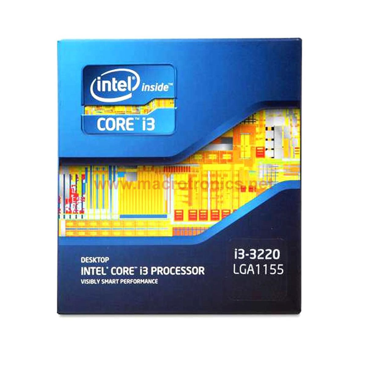 Intel Core i3 (3rd Gen 3.3 GHz) Desktop Processor bluck