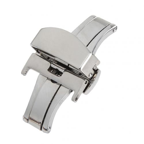 （NEW）Stainless Steel Flip Lock Butterfly Deployment Clasp Watch Deployant Buckle Watch Strap 16mm 18mm 20mm 22mm. 