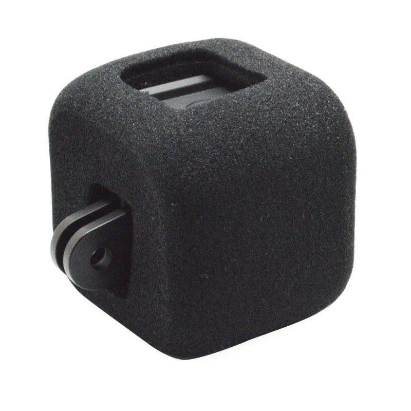 Wind Noise Reduction Windproof Sponge Foam Cover for Gopro Hero 5 4 Session Cam - black. 