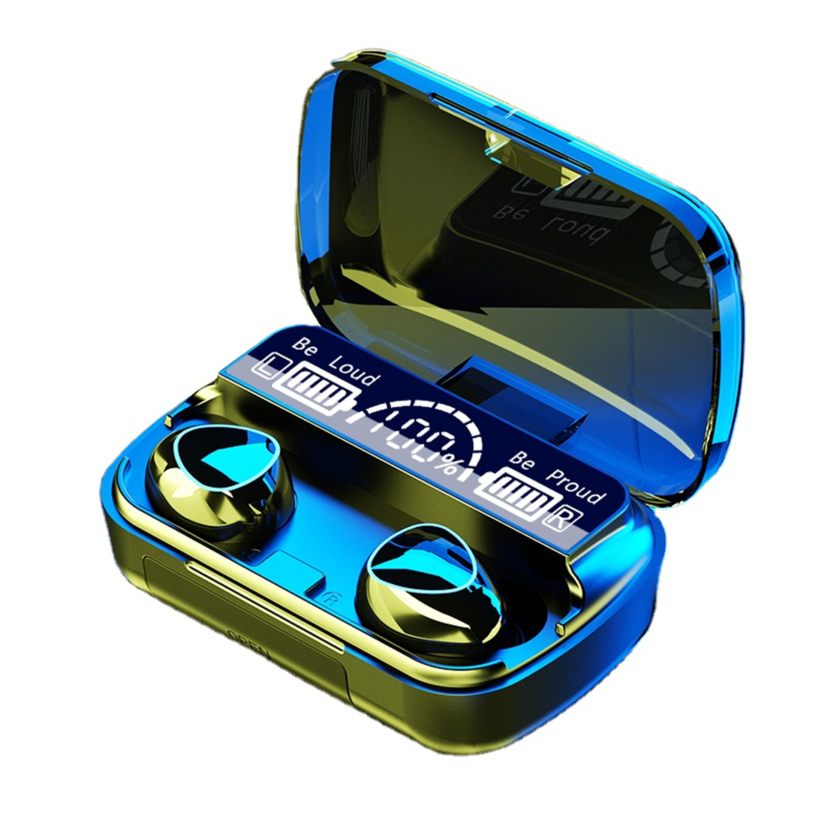 M10 TWS Ear buds with 9D HiFi Sound Bluetooth v5.1 - Bluetooth Headphone - Air Buds - Tws - Bluetooth Headphone