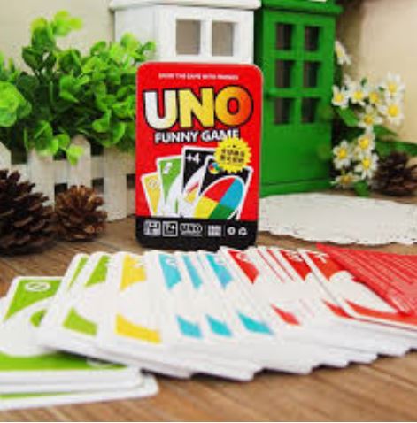 Mag Creation UNO Card Game Tin Metal Box. 