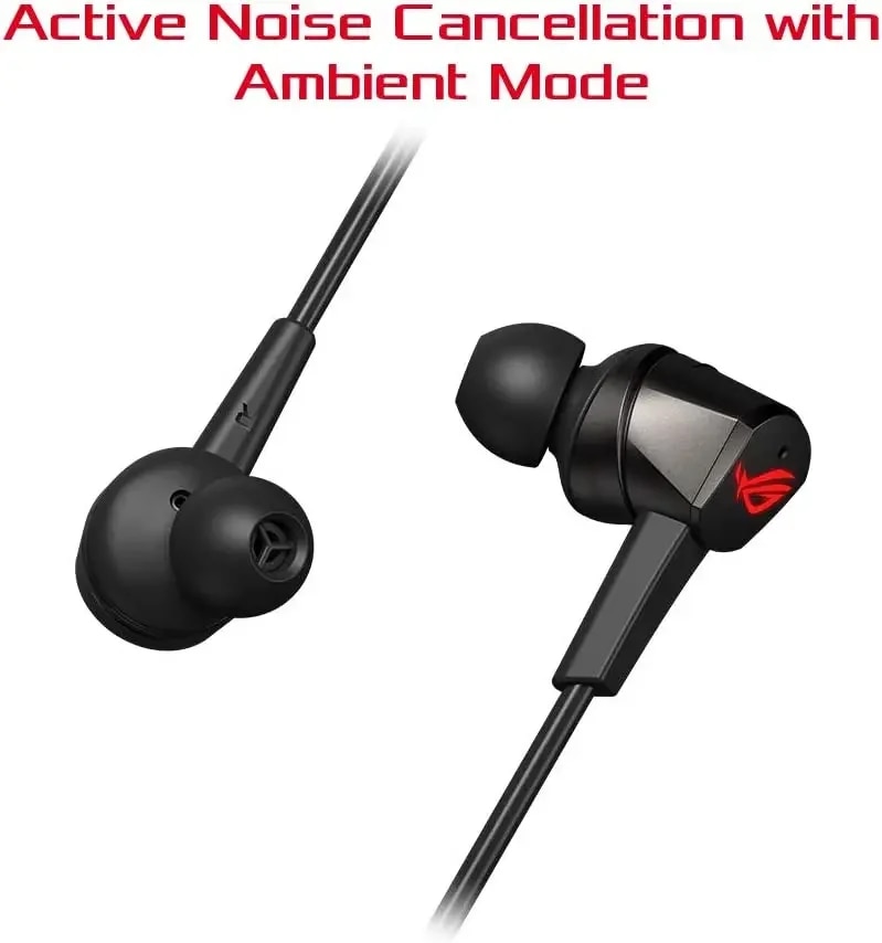 Asus Rog Cetra II RGB Noise Reduction Wired Delay Free Gaming Earphones With Usb-C Aura Synchronized Lighting For Pc/Nintendo. 