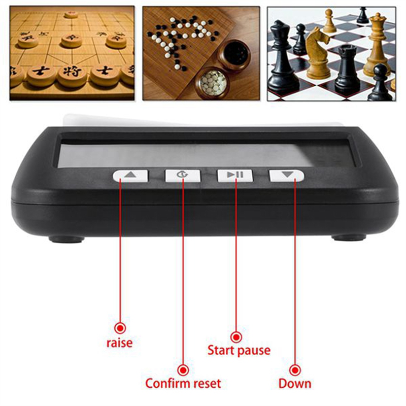 Professional Chess Clock Chess Clock Timer Chess Timer Game Timer Multipurpose Portable Digital Clock YS-902. 