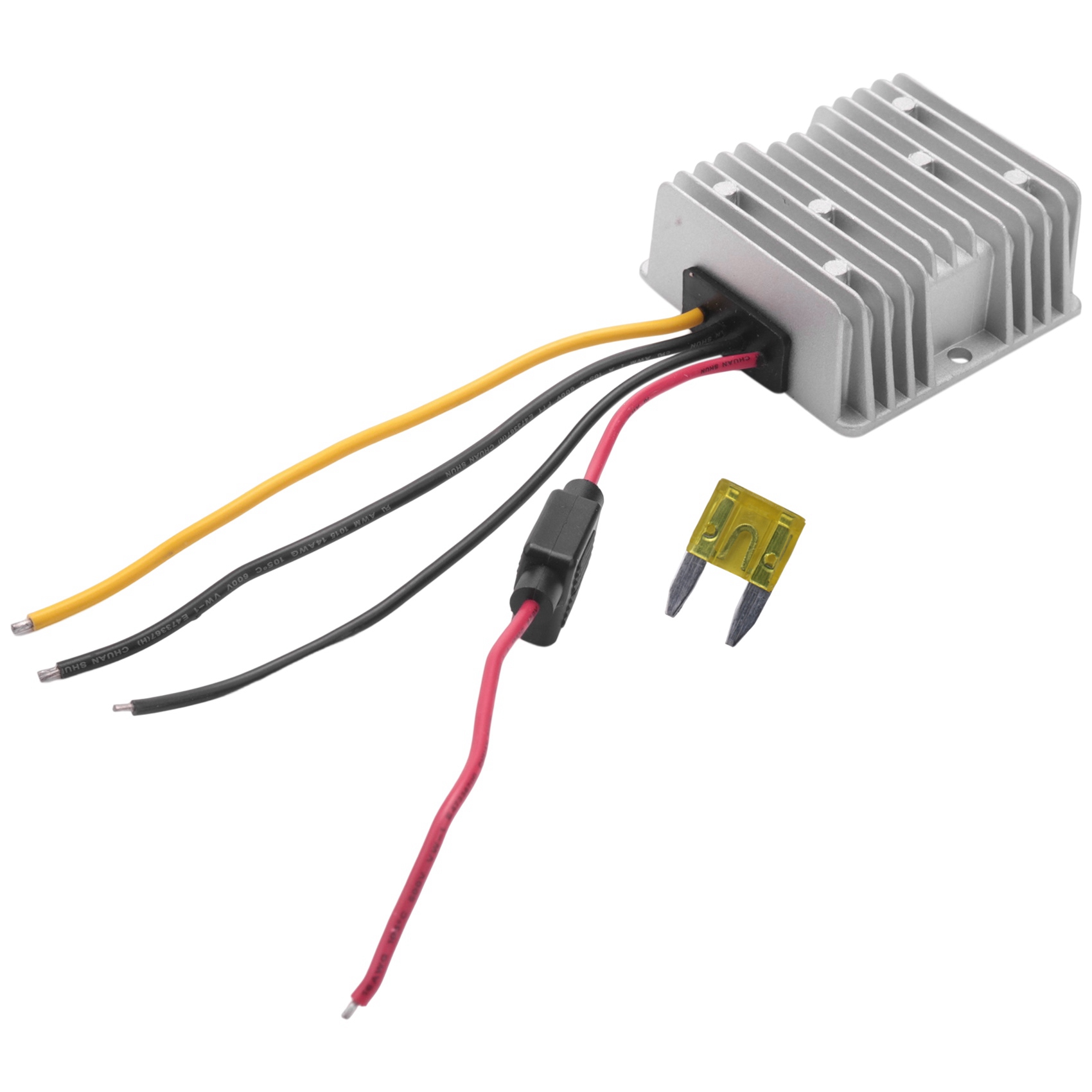 4X DC 36V/48V to 12V 20A Converter Voltage DC Regulator Reducer Buck Transformer Converter Power with Fuse