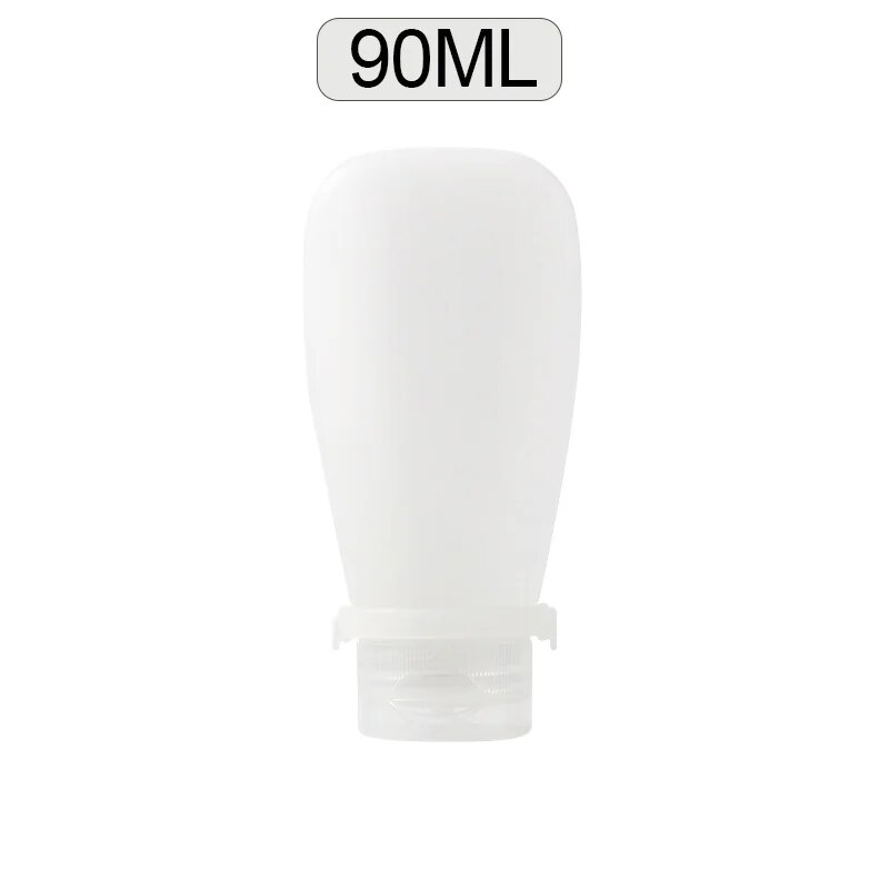 30/60/90ml Portable Silicone Travel Bottle Liquid Refillable Lotion Bottle Leakproof Shampoo Container Squeeze Tube Empty Bottle