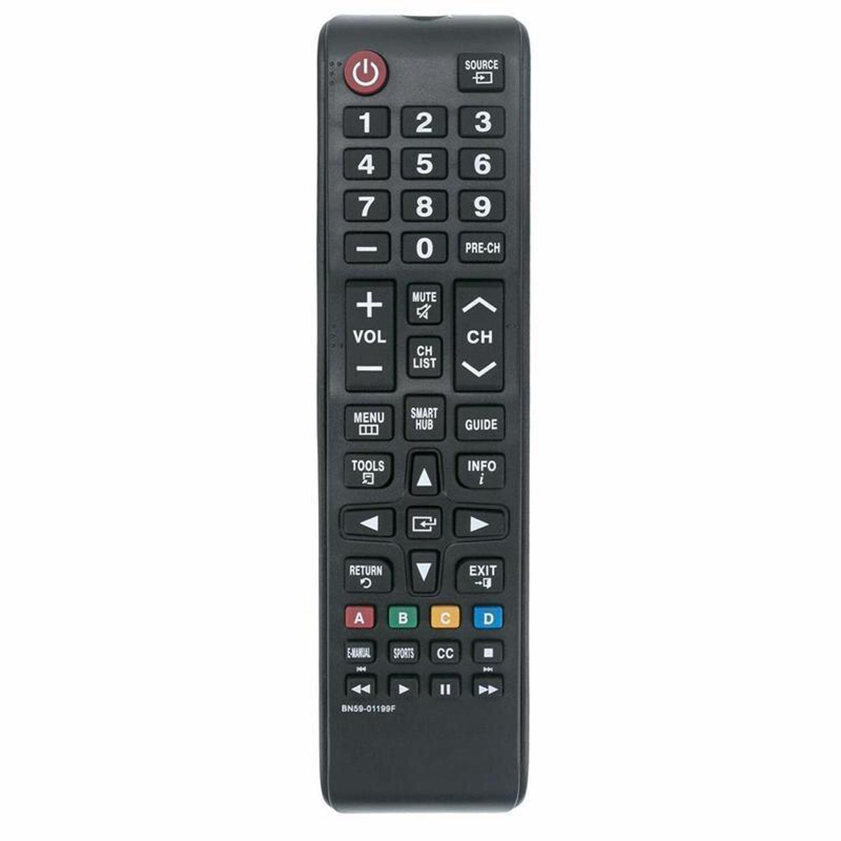 Universal Remote Control For Controle Remoto Samsung BN59-01199F Smart TV Function Replacement 8-15m Distance Black Controller