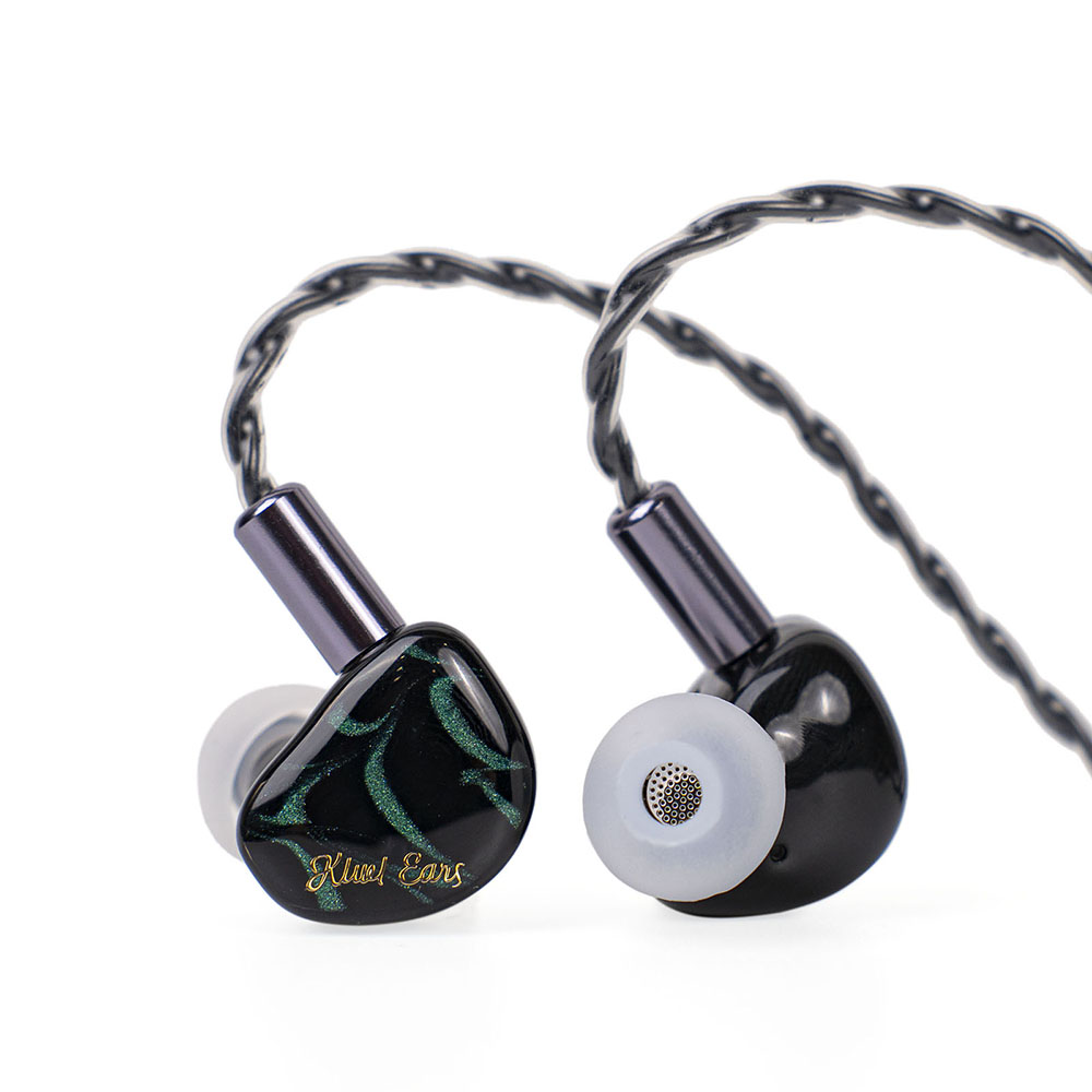 Kiwi Ears Cadenza 10mm Beryllium Dynamic Driver IEM 3D Printed with Detachable Interchangeable Plug 0.78 2pin 3.5mm IEM Cable. 