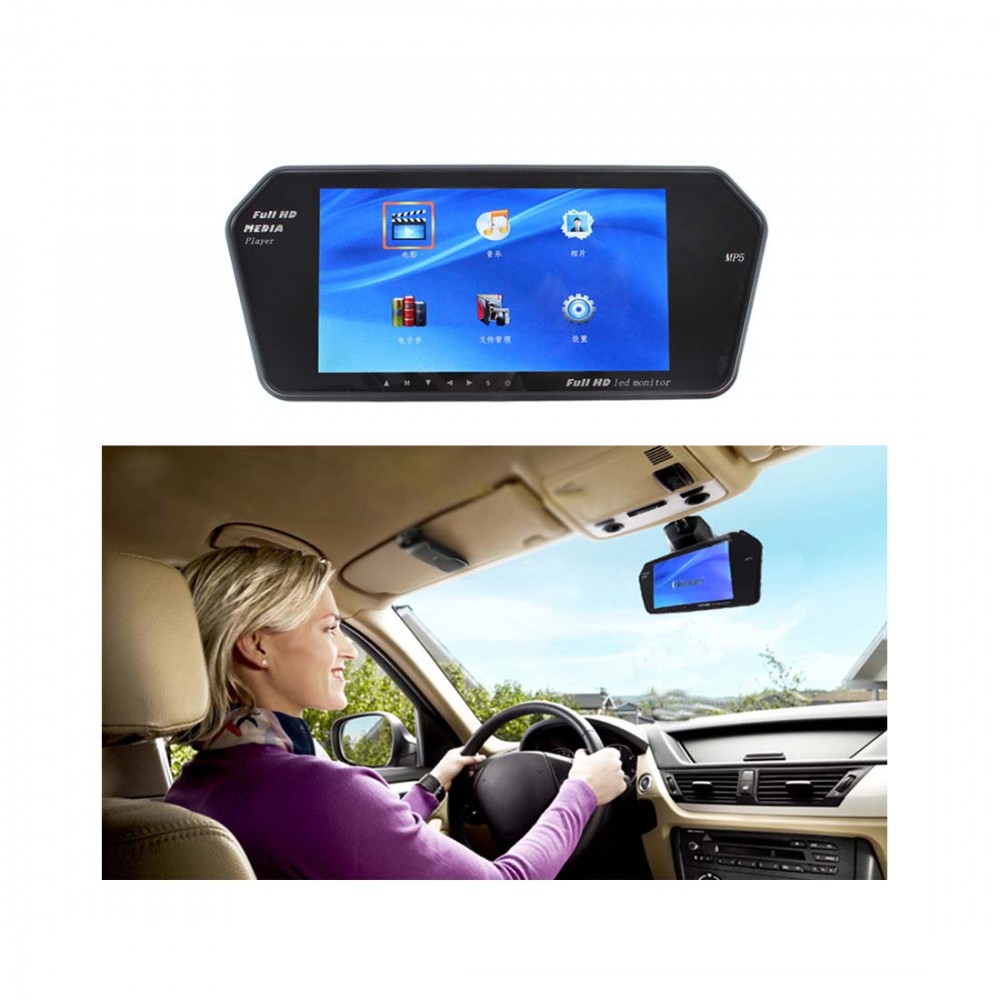 Rear View USB/BT/SD/FM 7"Monitor for Car/REAR VIEW MIRROR MP5 MONITOR,CAR MP5. 