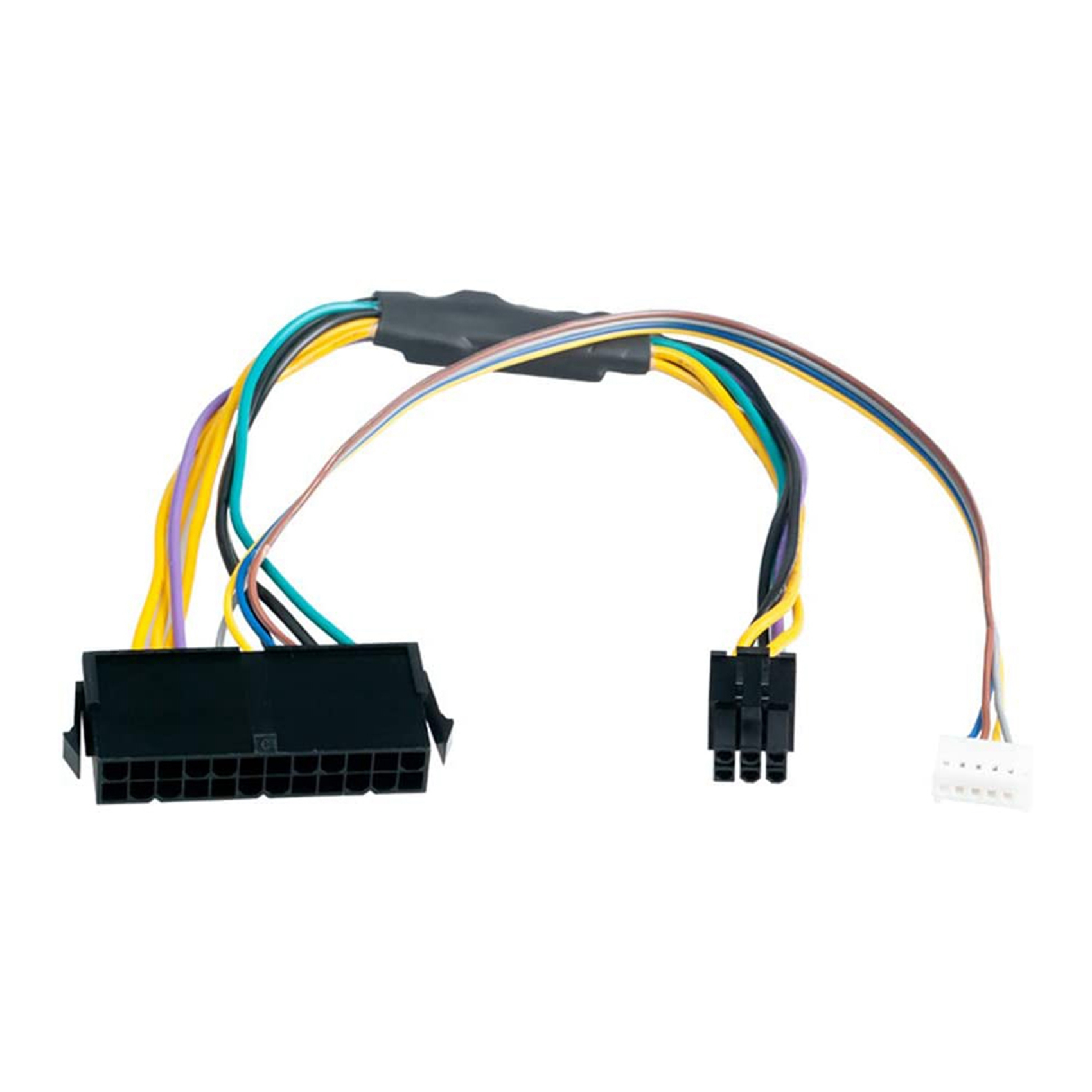 for HP Elite 8100 8200 8300-2 x ATX Main 24-Pin to 6-Pin PCI-E PSU Power Adapter Cable-Photo Color. 