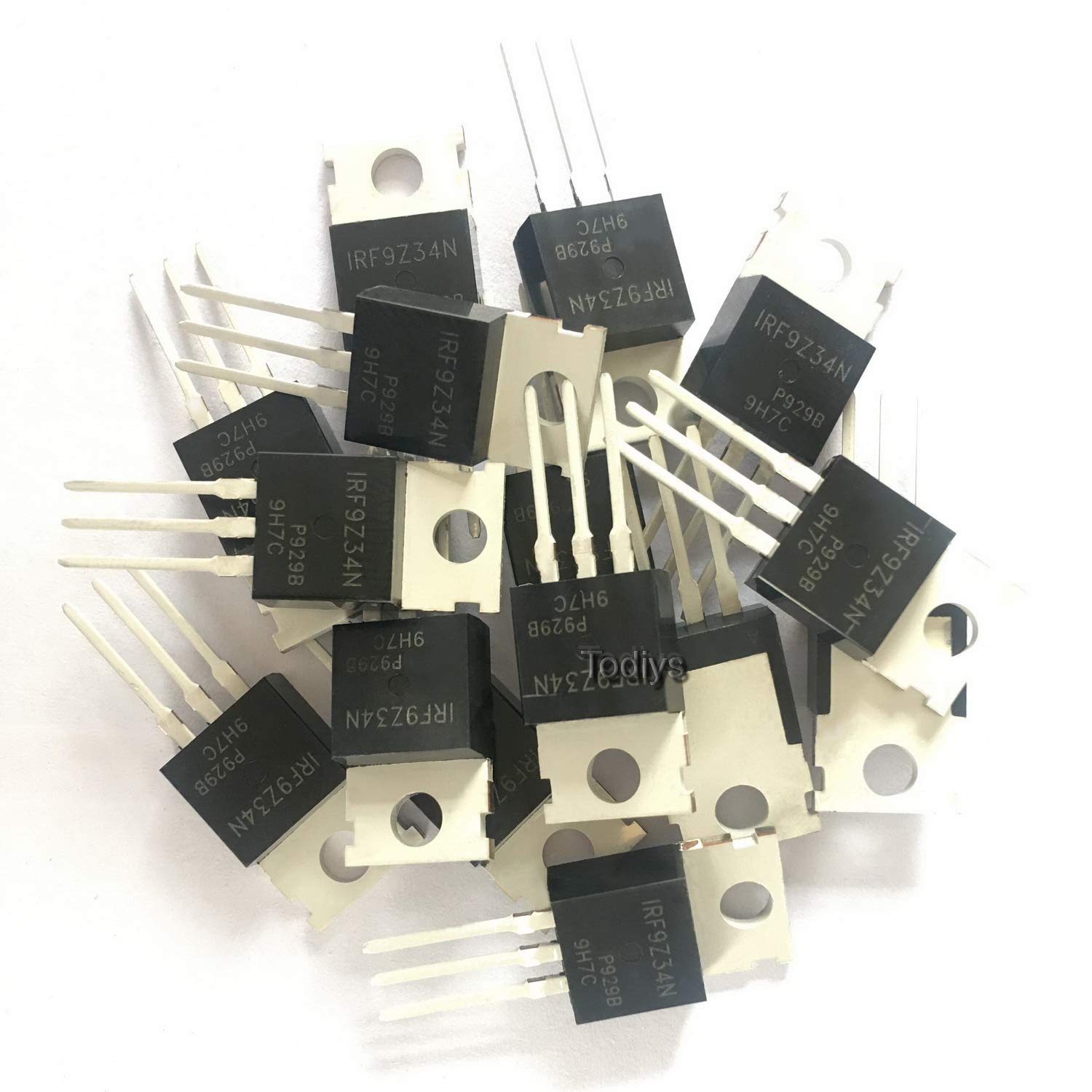 IRF9Z34NPBF IRF9Z34N IRF9Z34 55V 19A 56W TO-220 MOS FET Transistor P-Channel Power MOSFET 3 Pin Leads. 