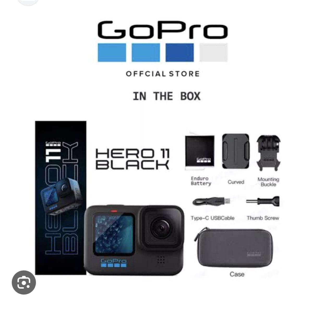 GoPro HERO11 Black - Waterproof Action Camera A-2240 @36000 BS-1030 B @9500 EM -380 @10500 S-4.04HD @24000 with 5.3K60 Ultra HD Video, 27MP Photos, 1/1.9" Image Sensor, Live Streaming, Webcam, Stabilization