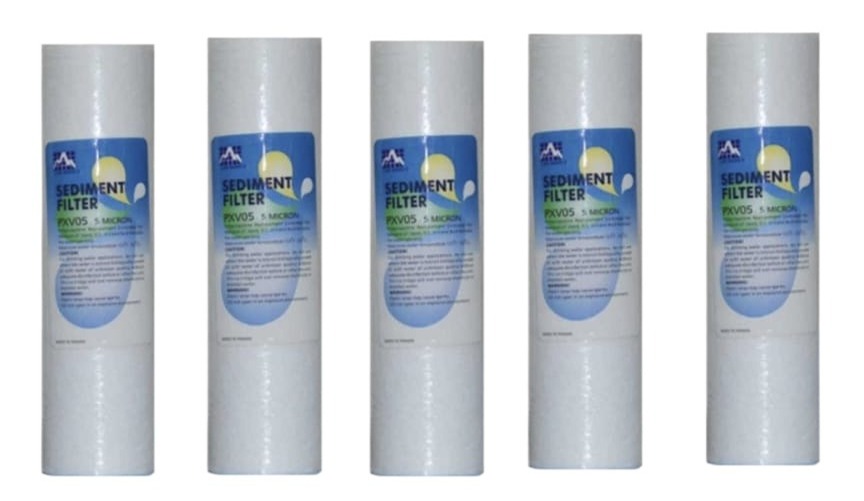 5 Pcs Lan Shan PP filter cartridge Combo Pack (10 Inch). 