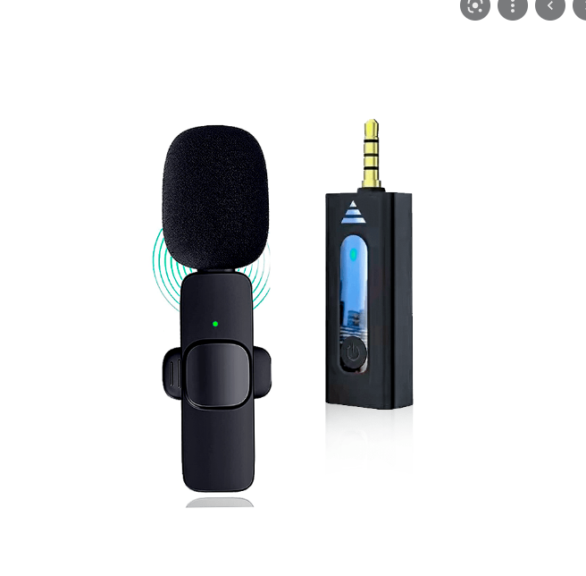 K35 Single Wireless Microphone 3.5mm Supported for Camera, Sound card, Smartphone (Single Mic, single receiver). 