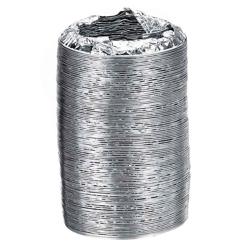 3 Meter Length 100Mm/4 Inch Fresh Air System Flexible Aluminum Exhaust Duct Pipe Air Ventilation Pipe Hose for Bathroom Exquisite Product. 