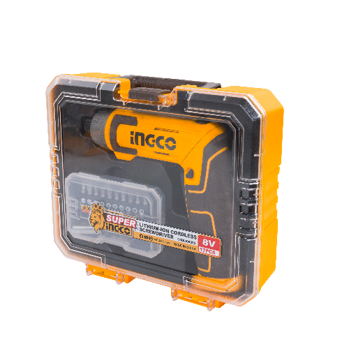 INGCO 8V 6Nm Cordless screwdriver With LED work light CSDLI08025. 