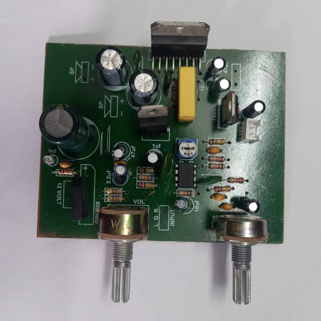 BANGLADESHI TDA7377 TDA 7377 Speaker Amplifier Board 2 Volume 10W Dual Channel Music Audio Stereo Module DC12V DIY For Speaker High Power Home. 