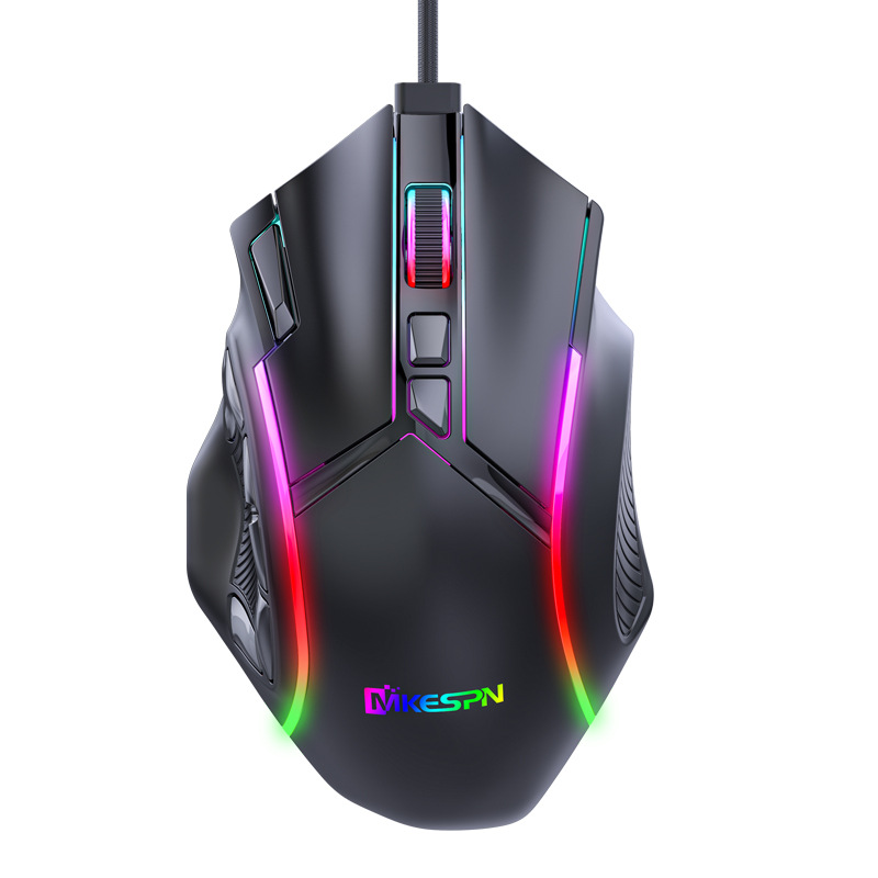 PUBG Pen PC mac grade for ght MaRGB Li12 programmable macro RGB12800DPI Free Heavy Gaming Mouse Keys Gaming Mouse x to 6 notebook computers. 