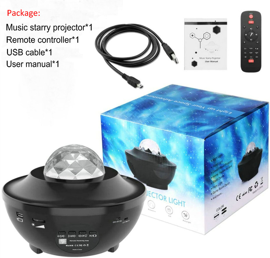 Galaxy Projector Star Starry Sky LED Night Light Projector Moon Lamp USB Bedroom Lamp Universal Mini LED Lights Projector Light Interior Ambient AtmosphereLamp Decoration Colorful Change Atmosphere lamp. 