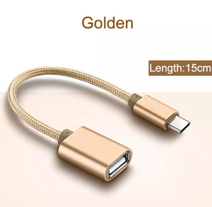 Type C OTG USB Adapter USB-C to USB 3.0 Male to Female Adapter. 