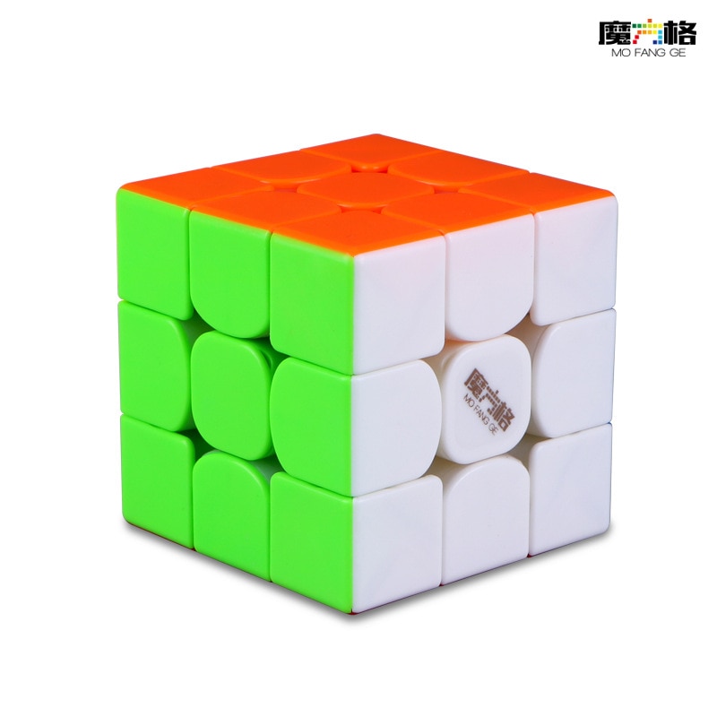 【happy one】Global MoCube Qiyi Thunderclap V3 3x3 Black Speed Cube MoFangGe V3 Magnetic Speed Cube. 