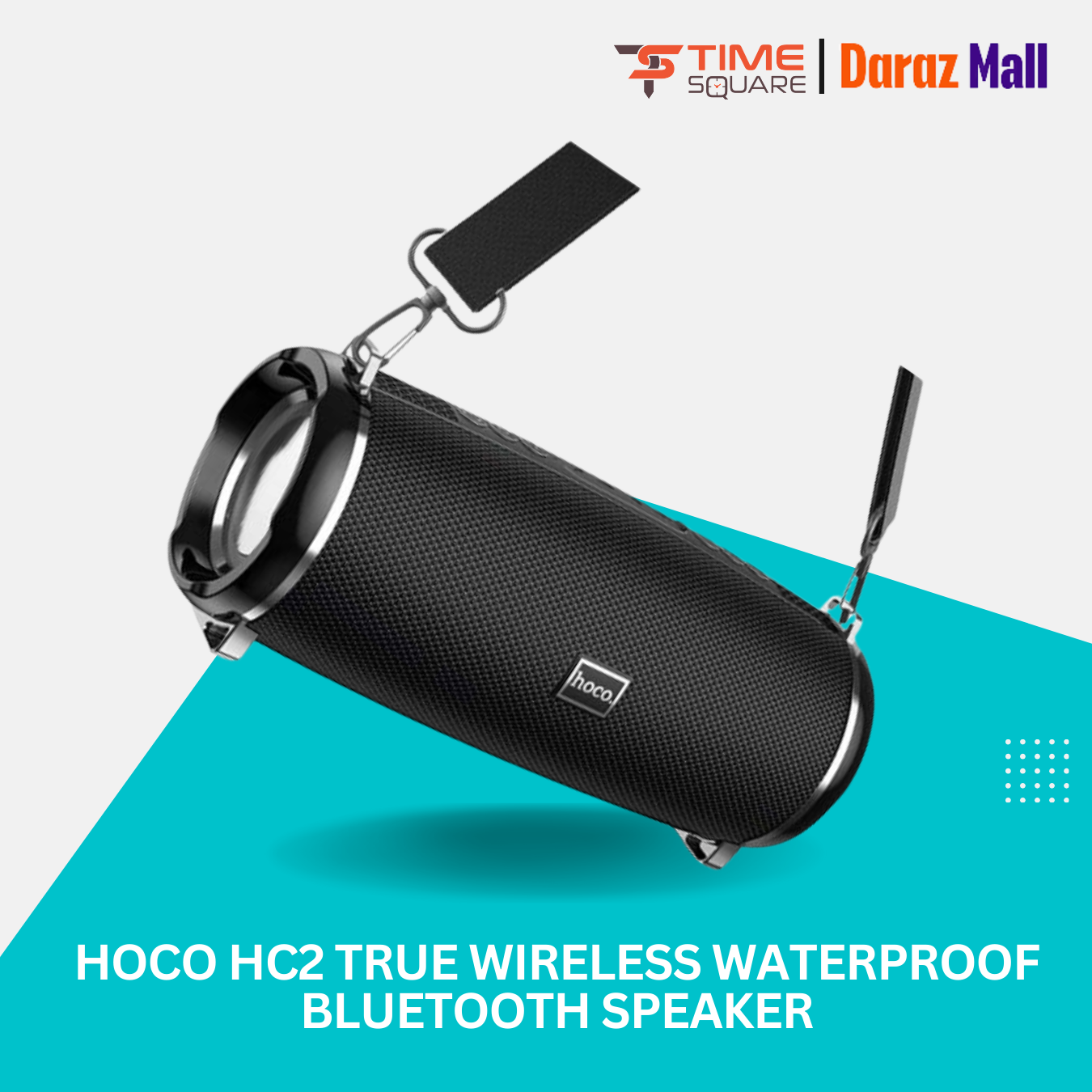 Hoco HC2 True Wireless Waterproof Bluetooth Speaker---Time Square