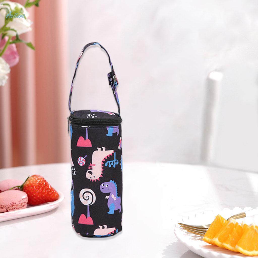 2 x Portable Insulated Baby Bottle Bag Reusable for Daycare Travel Carrier. 