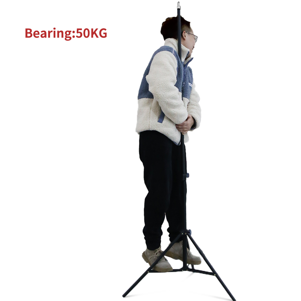 2M Tripod with Tray Projector Tripod Stand Aluminum Alloy Holder 1/4'' Adjustable Height for Mount Laptop Projection Bracket. 