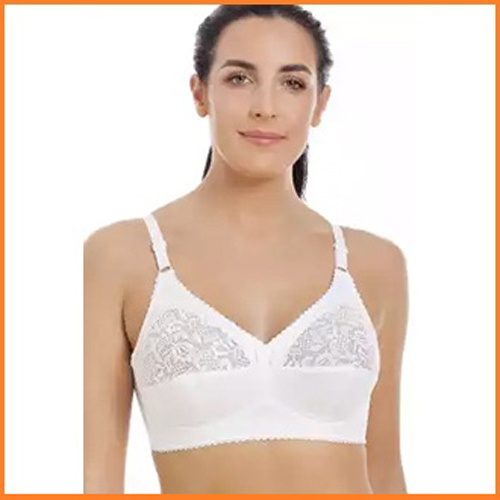 WonderBra Wire Free Front Closure Bra White