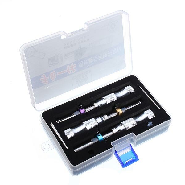 DANIU 3-piece 7-pin locking clip tool kit. 