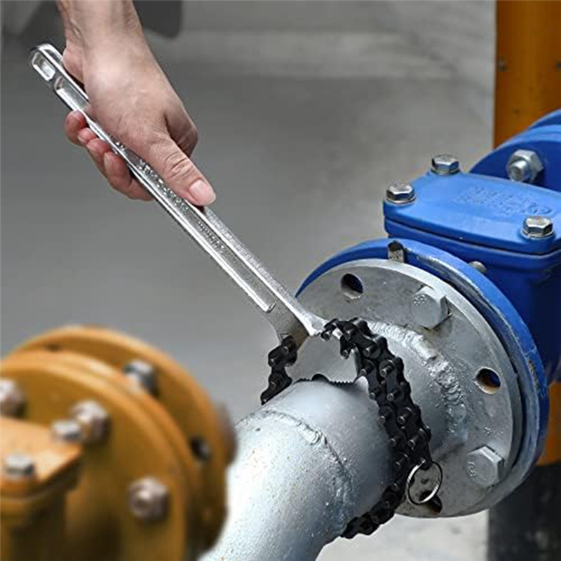 15 Inch Chain Wrench, Chain Pipe Wrench, Chain Pipe Wrench, Pipe Wrench Easy to Use. 