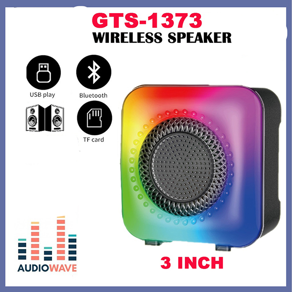 GREATNICE GTS-1373 Bluetooth/USB/TF Card & FM Radio Supported RGB Lightning Speaker. 