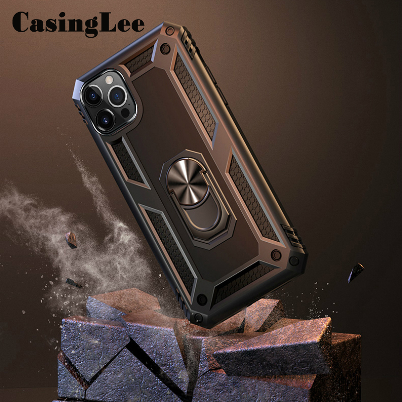 Casinglee For iPhone 14 Pro Max Case Shockproof Armor Stand with Holder Car Magnetic Ring Back Cover For iphone14 Pro Max Phone cases For girls and Boys