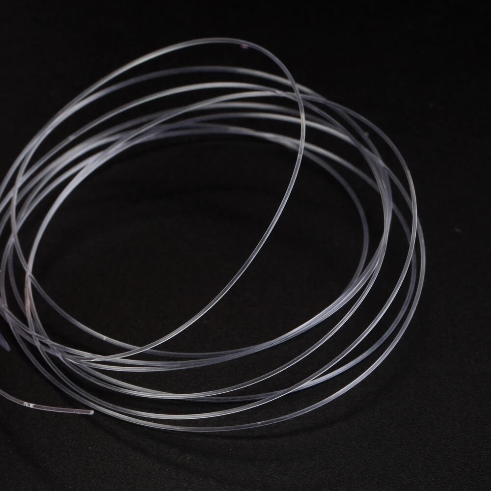 0.2-0.6mm White Fishing Line For Beads Wire Clear Non-Stretch Nylon String Beading Cord Thread For Jewelry Making Supply. 