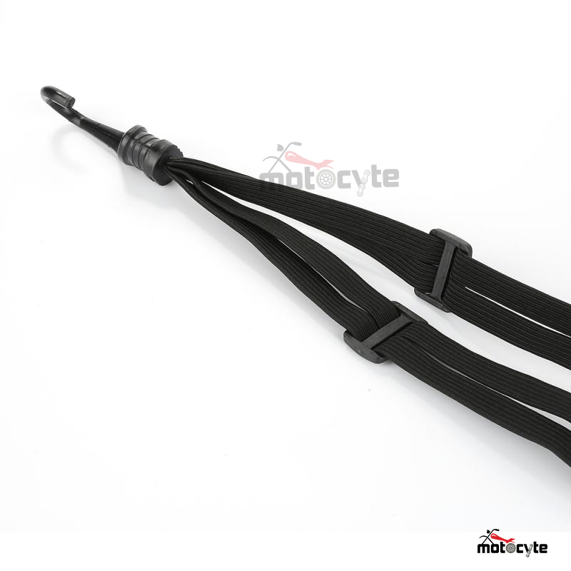 Motorcycle Universal Helmet Bag Box Carrier Elastic Strap with 2 plastic hook. 