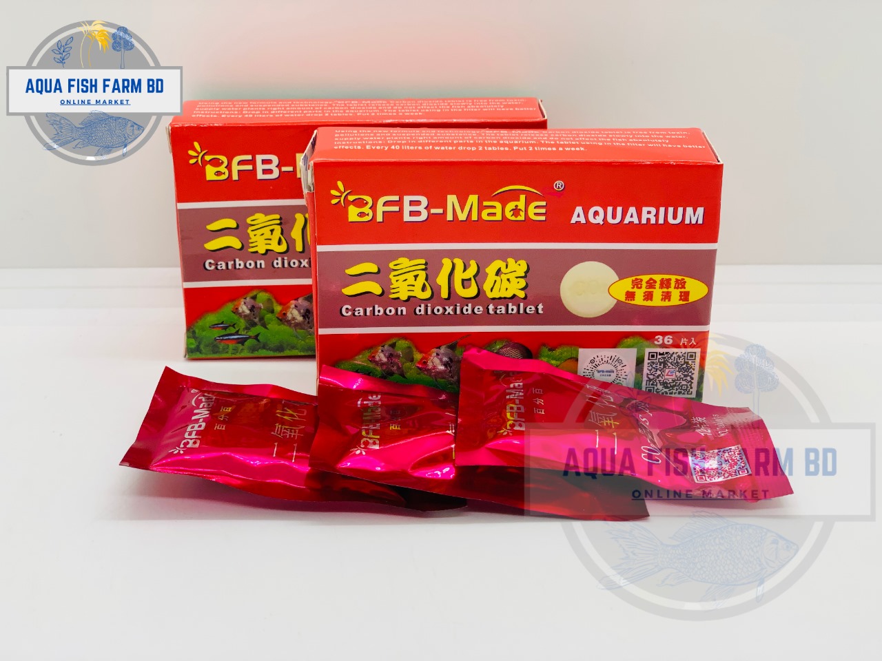 CO2 Tablet (BFB-Made) (36 pcs Tablets) For Planted Tank. 