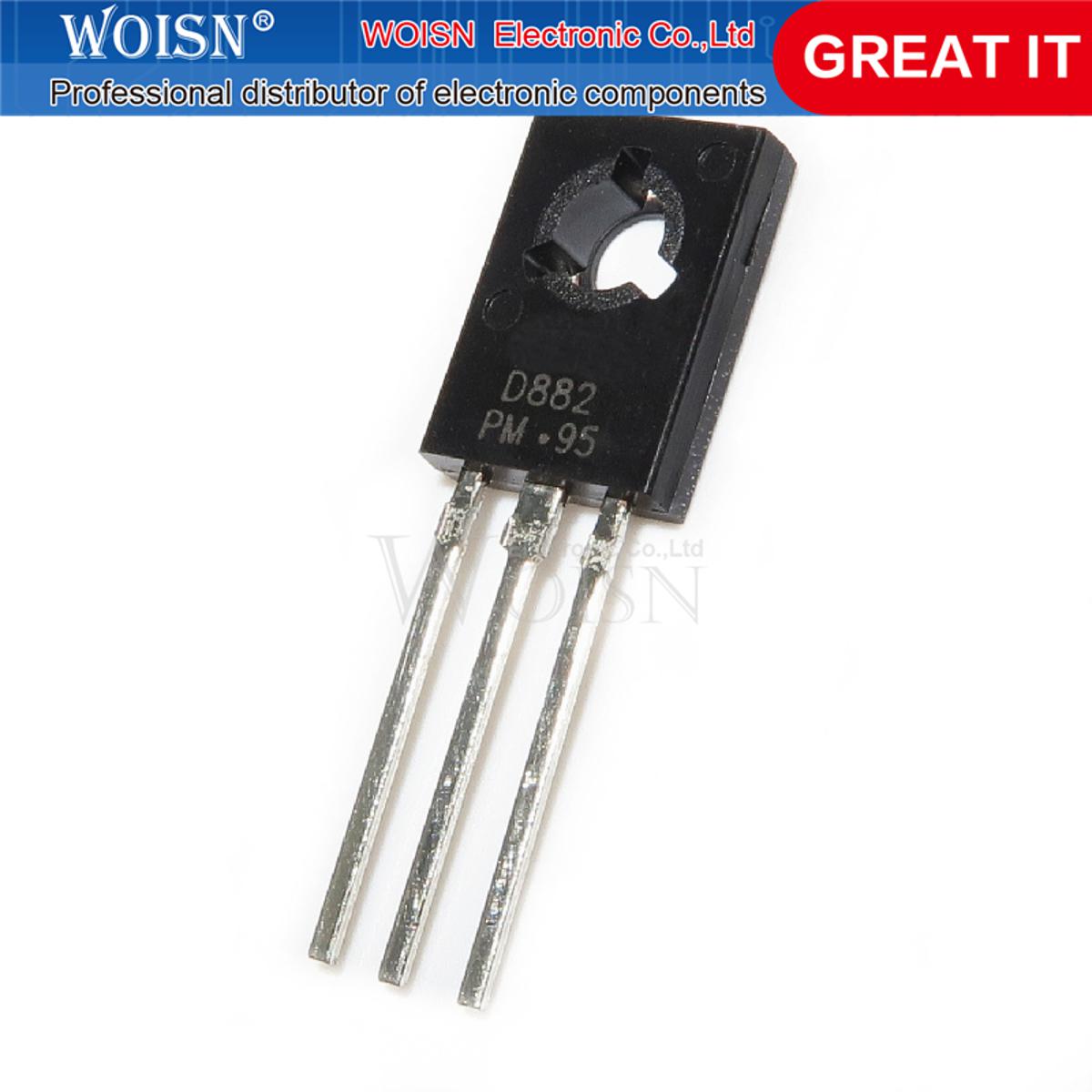 5pcs 2SD882 D882 TO-126