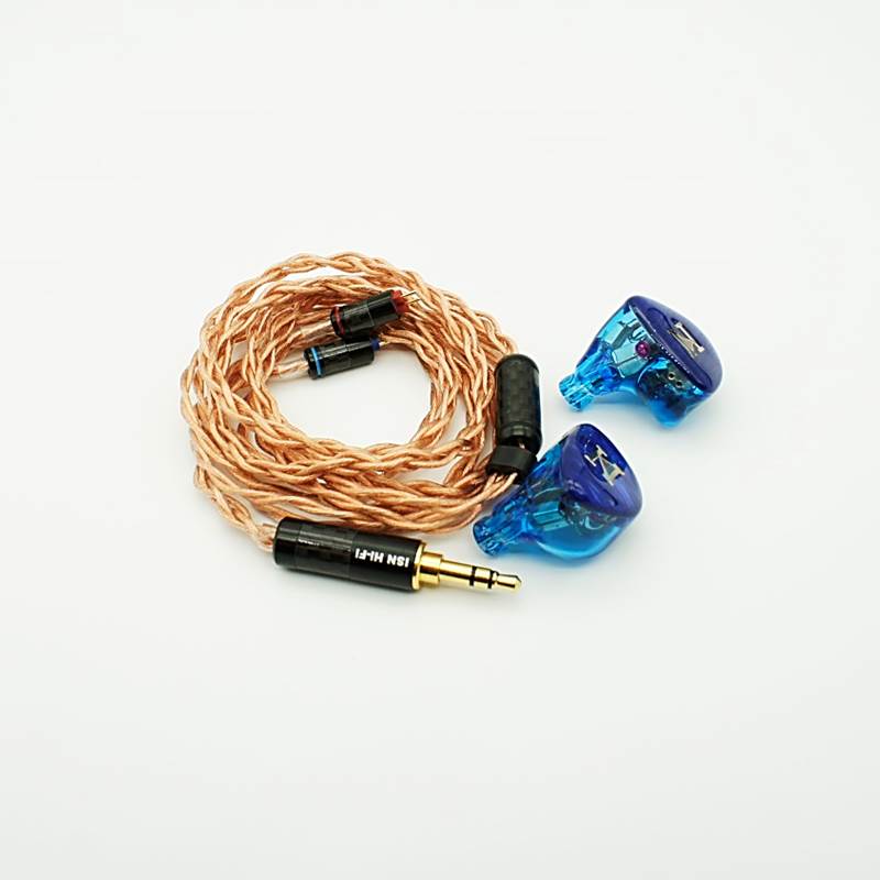 ISN Audio H60 4BA + 2 Dynamic Driver Hybrid 2Pin 0.78mm HiFi Audiophile In-ear Earphone IEMs. 