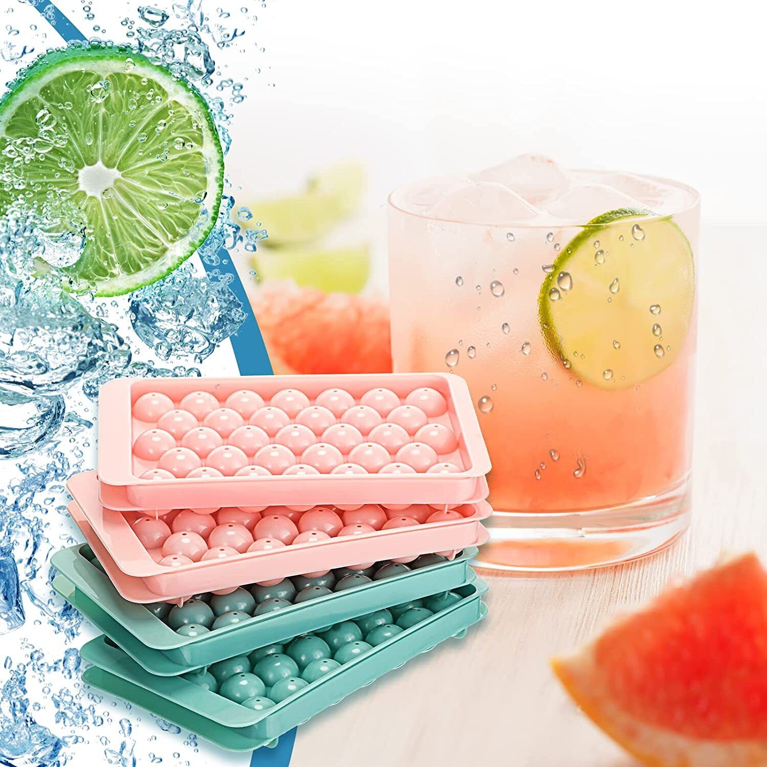 Mini Ice Ball Maker Mold Ice Cube Ice for Freezer Sphere Ice Cube Tray Ice Ball. 