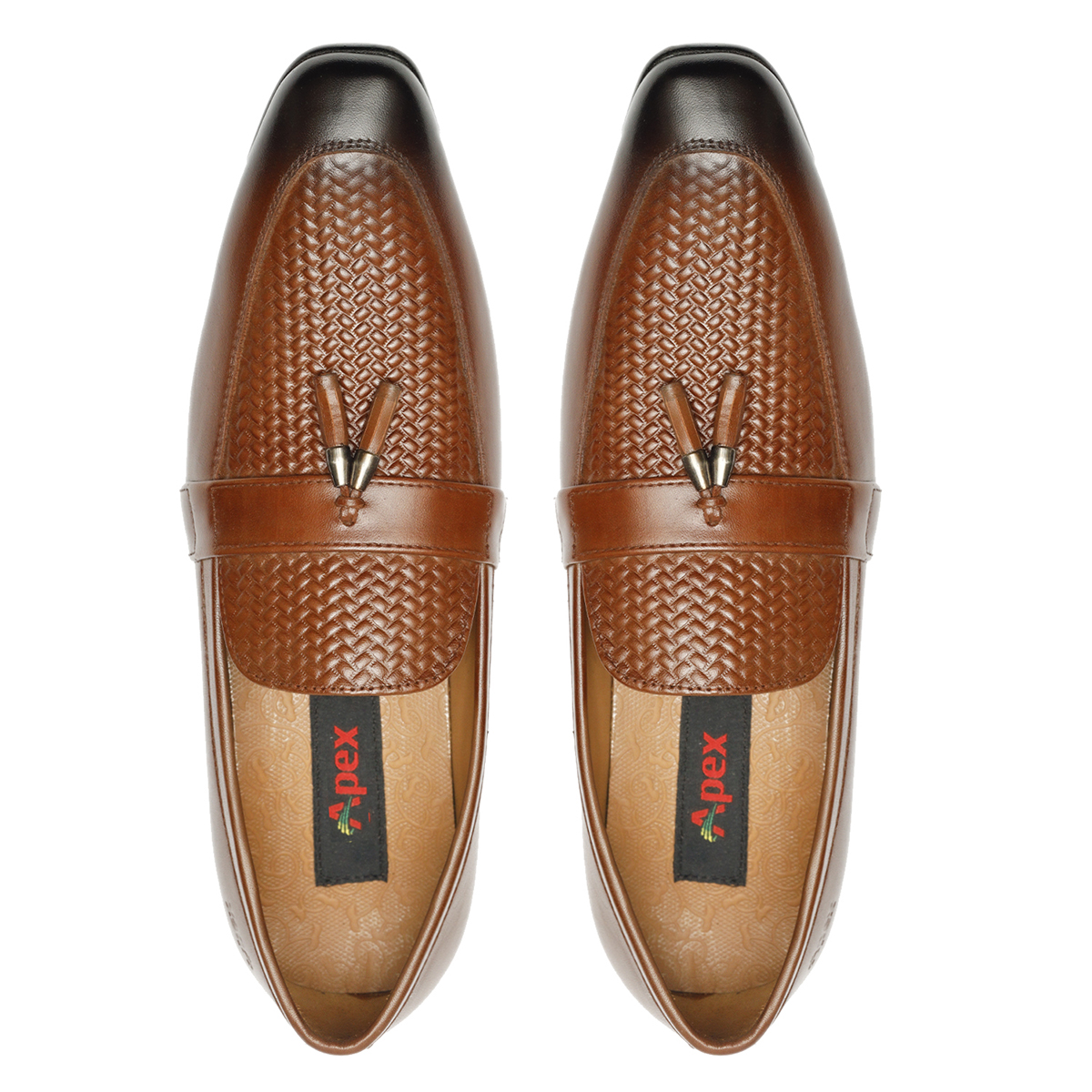 Apex Brown Leather Men's Formal Shoe.